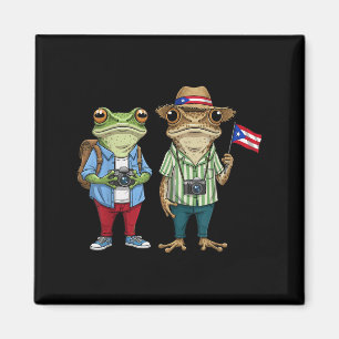 Más Fotos Puerto Rico Rican Flagga Funny Sapo Conc Magnet