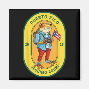 Más Fotos Puerto Rico Rican Flagga Funny Sapo Conc Magnet