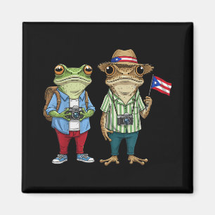 Más Fotos Puerto Rico Rican Flagga Funny Sapo Conc Magnet