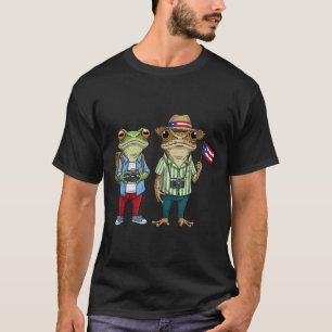 Más Fotos Puerto Rico Rican Flagga Funny Sapo Conc T Shirt