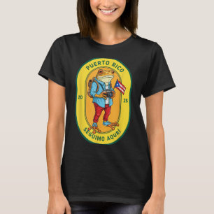Más Fotos Puerto Rico Rican Flagga Funny Sapo Conc T Shirt