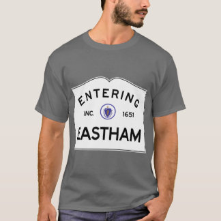 Mas kommun i Eastham Massachusetts Commonwealth of T Shirt
