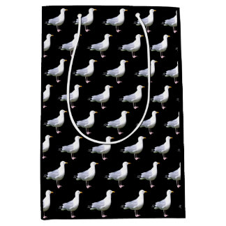 Mås Stående Svart Kustfågel Naturdesign