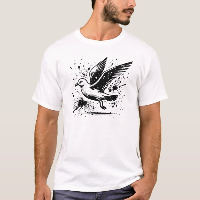 Mås T Shirt (Framsida)
