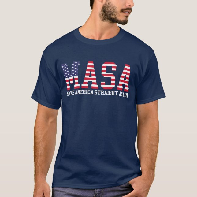 MASA Gör Amerika Rätt Igen T Shirt (Framsida)