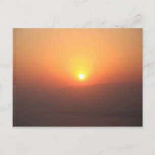 Masada Sunrise2 - Anpassad Vykort