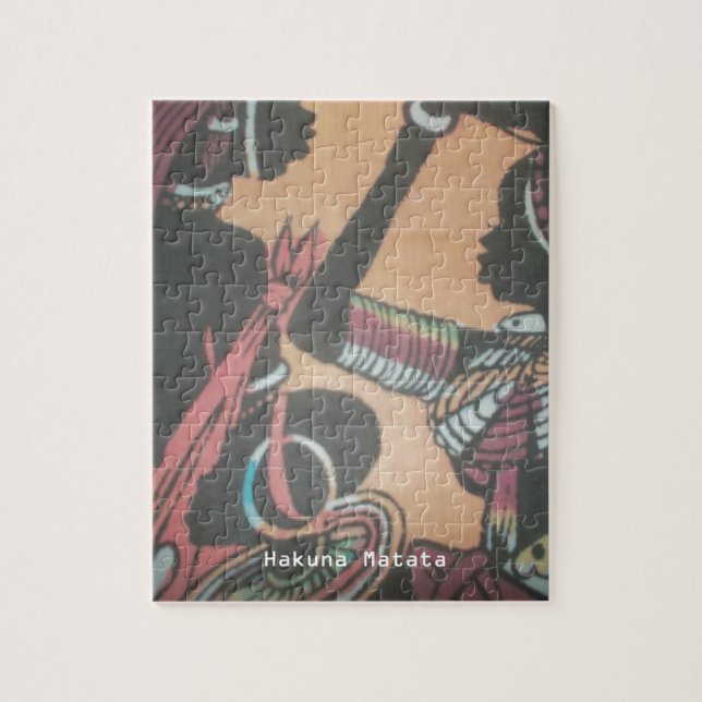 MASAI Hakuna Matata.JPG Pussel (Vertikal)