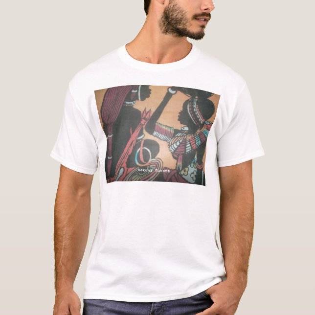 MASAI Hakuna Matata.JPG T Shirt (Framsida)