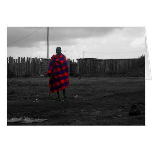 masai hälsningskort