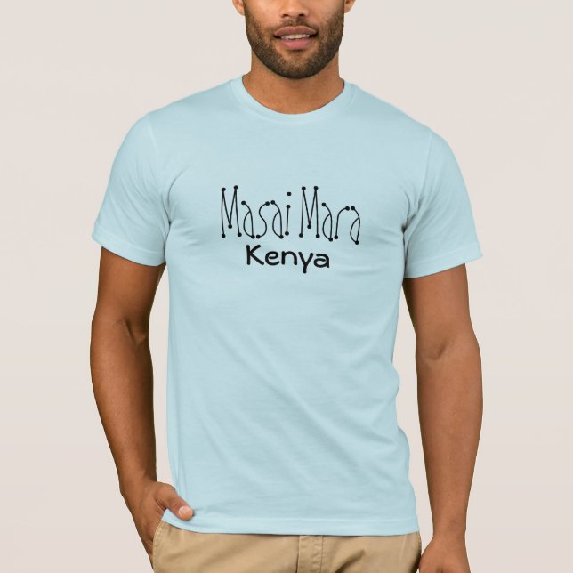 Masai Mara Kenya Tee Shirt (Framsida)