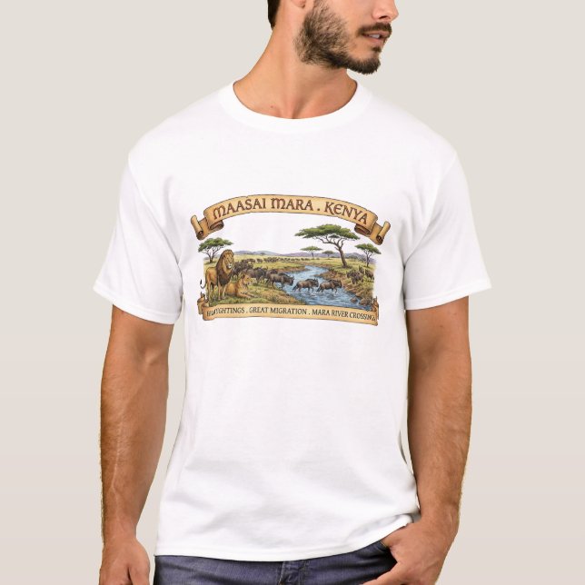MASAI MARA T SHIRT (Framsida)