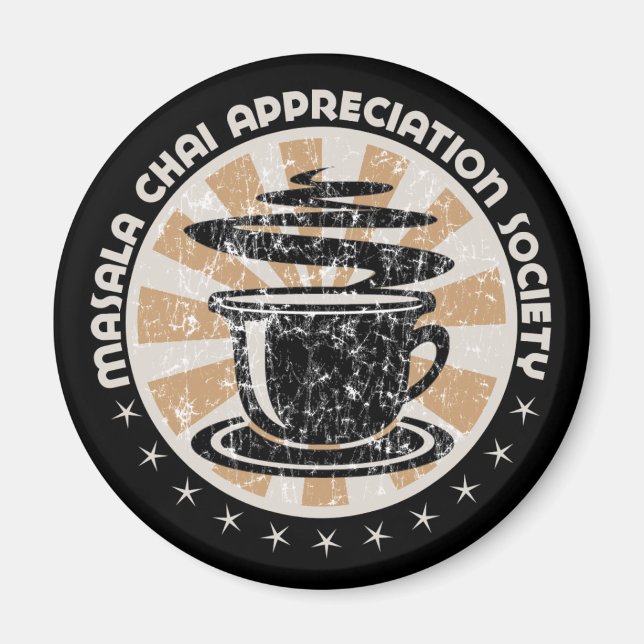 Masala Chai Appreciation Society Magnet (Framsidan)
