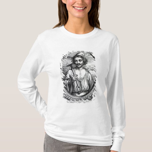 Masaniello som inristas av Petrus de Iode Tee (Framsida)