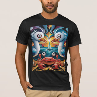 MÅSAR OCH KRÄFTDjur  T Shirt