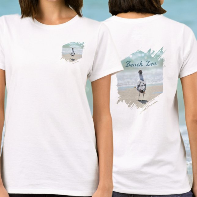 Måsar på stranden t shirt (Skapare uppladdad)
