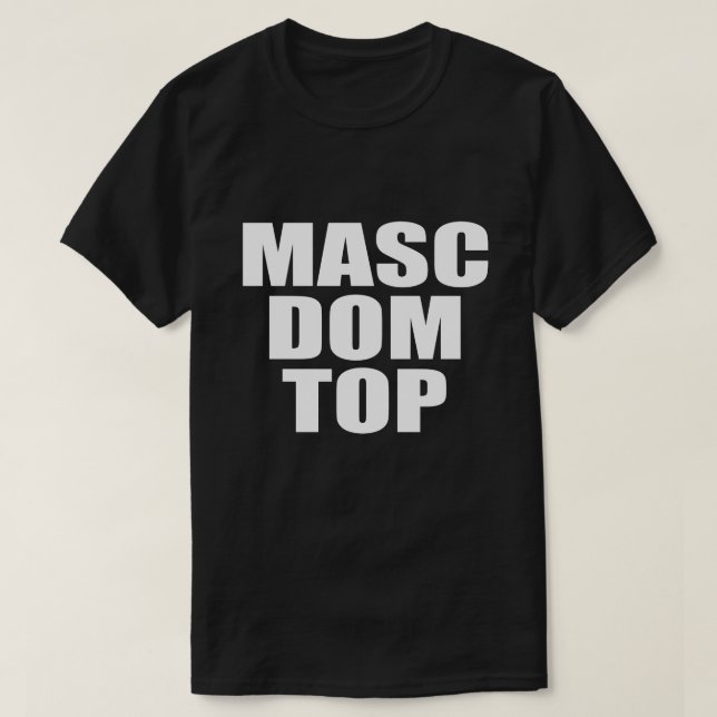 MASC DOM TOP T-SHIRT (Design framsida)