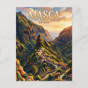 Masca by Spanien Vykort