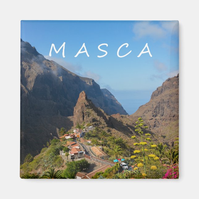 Masca i Spanien Magnet (Framsidan)