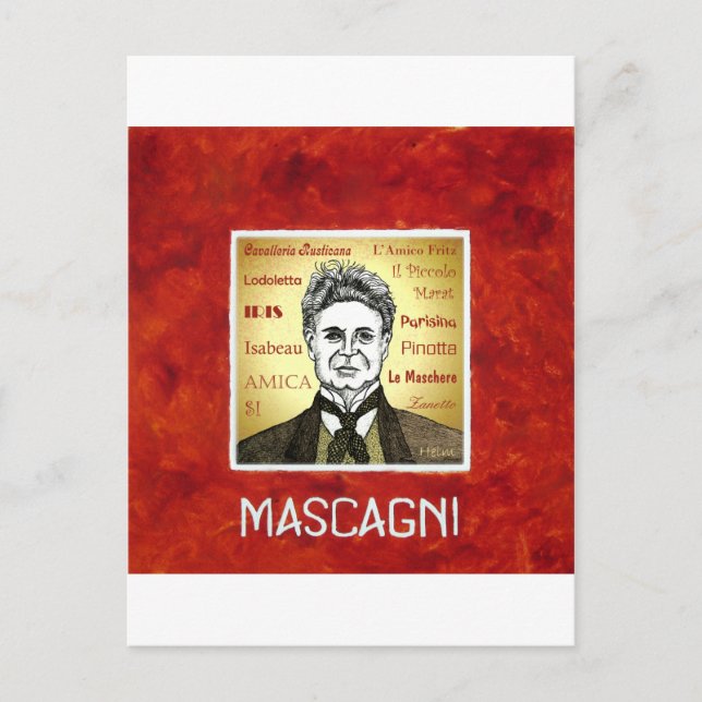 Mascagni Vykort (Framsida)