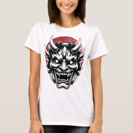 máscara de samurai- japan t shirt