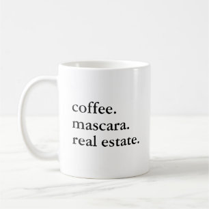 Mascara och Gods Agent Mamma Funny Kaffemugg