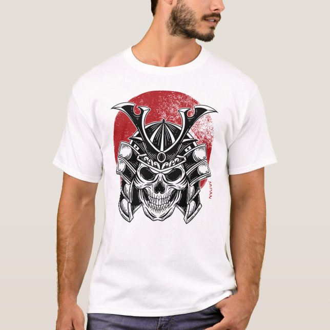 Máscara Samurai Oni / Samurai Oni Mask T Shirt (Framsida)