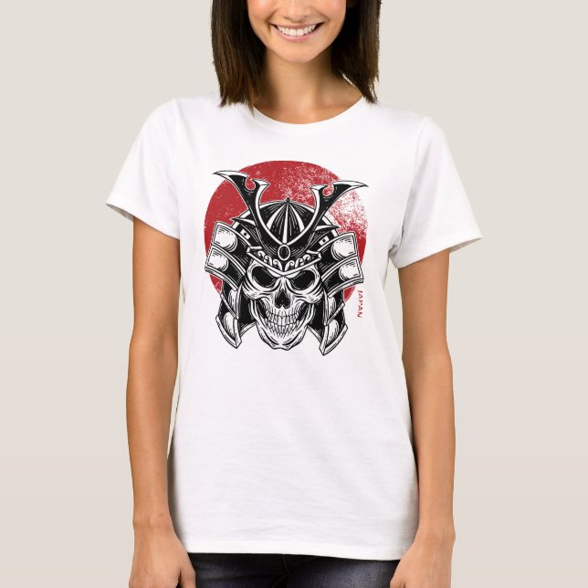 Máscara Samurai Oni / Samurai Oni Mask Women T Shirt (Framsida)