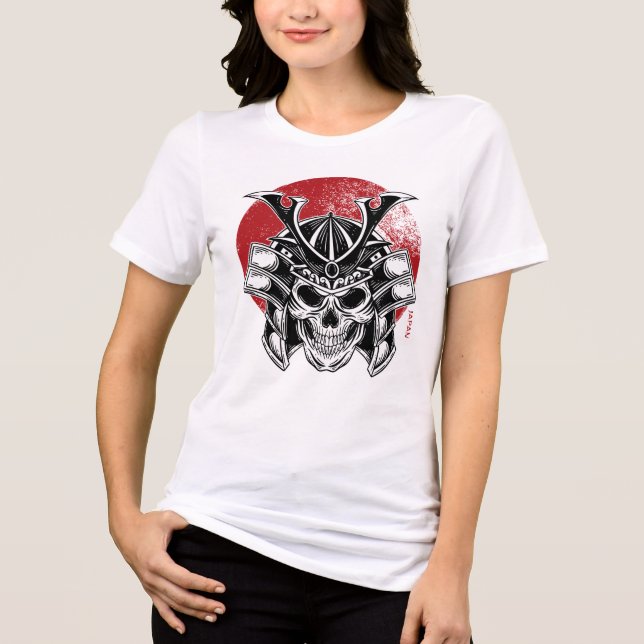 Máscara Samurai Oni / Samurai Oni Mask Women T Shirt (Framsida)