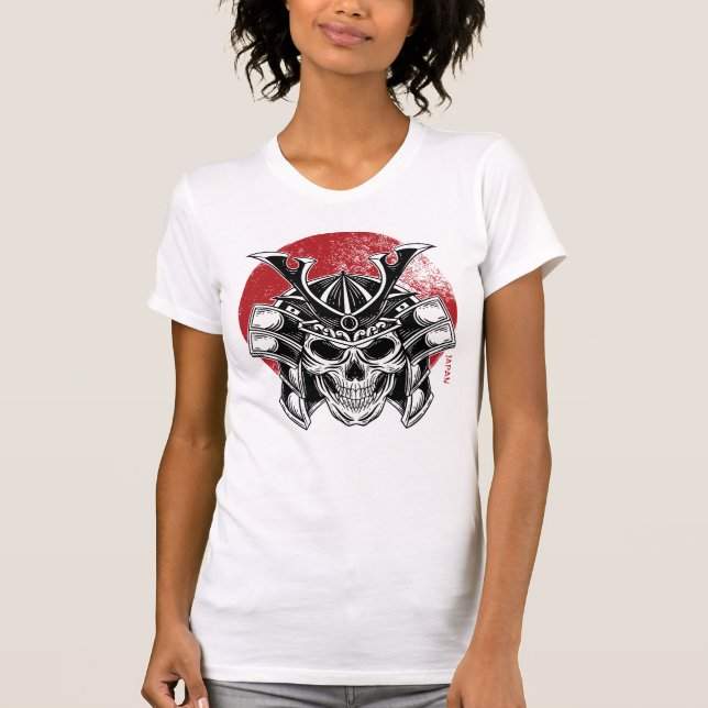 Máscara Samurai Oni / Samurai Oni Mask Women T Shirt (Framsida)