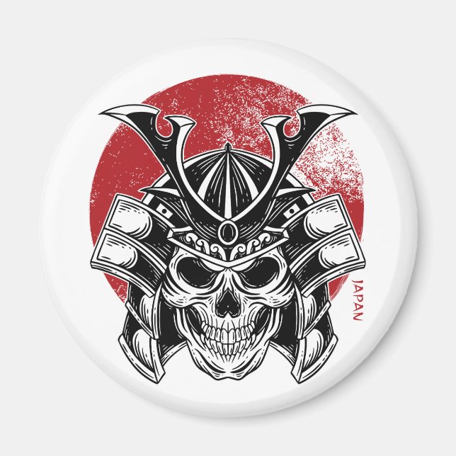 Máscara Samurai / Samurai Mask Magnet (Framsidan)