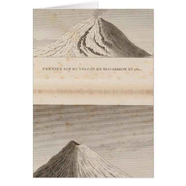 Mascareigne, Vesuve Hälsningskort (Framsidan)