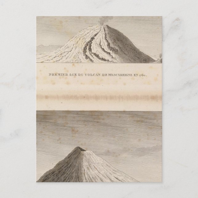 Mascareigne Vesuve Vykort (Framsida)