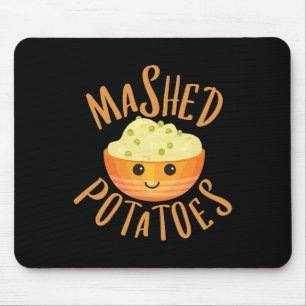 Maschad potatis och grå matchande Halloween Best Musmatta