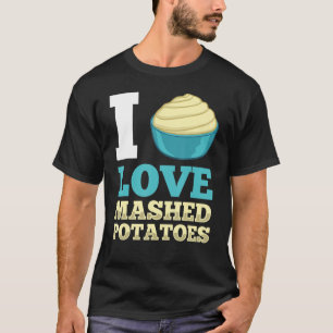 Maschpotatisrecept Vitlök Saschad potatis Vegan T Shirt