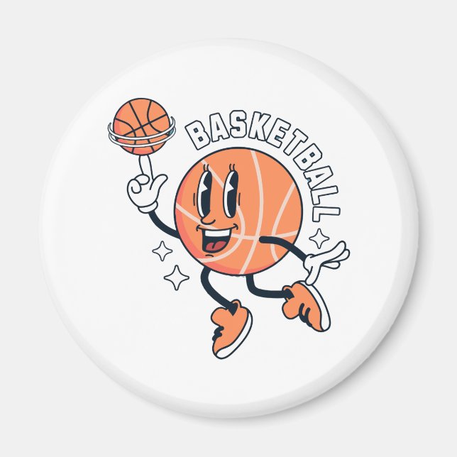 mascot_basket_boll_sport magnet (Framsidan)