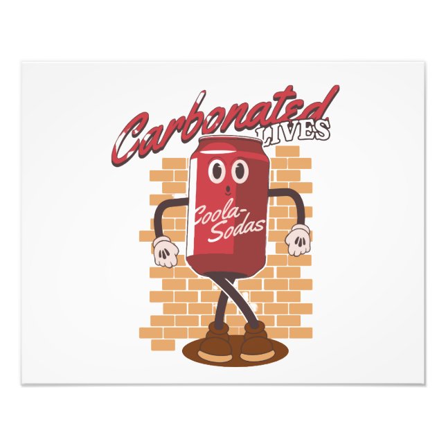 Mascot Drink Cola Fototryck (Framsidan)