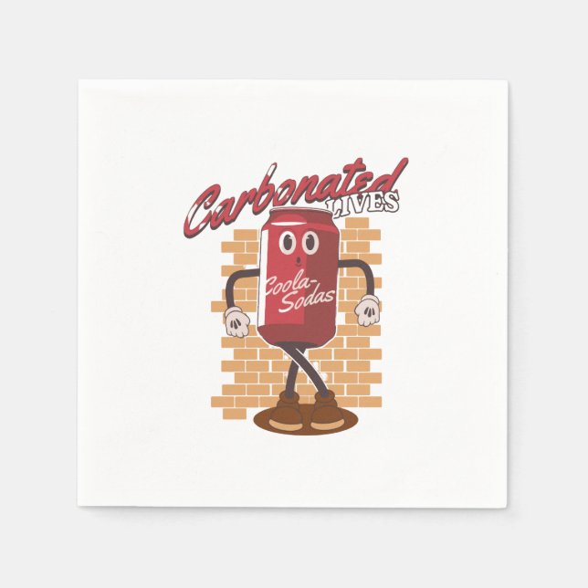 Mascot Drink Cola Pappersservett (Framsidan)