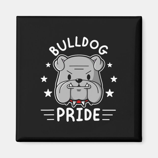 Mascot English Bulldog Pride and Loyalty Magnet (Framsidan)