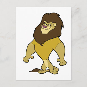 Mascot - Lejona Guld Vykort
