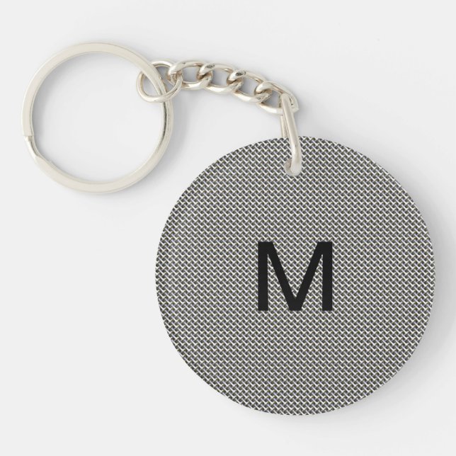 Masculin manar Monogram Keychain (Framsidan)