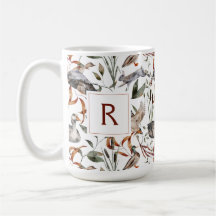 Masculine Anka Hunter Fall Foliage Monogram kaffe