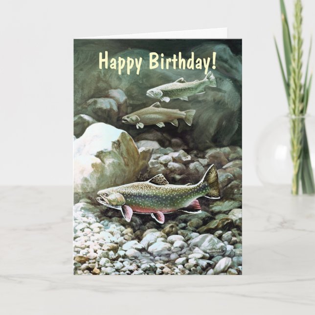 Masculine Birthday Card - Anpassade Kort (Framsida)
