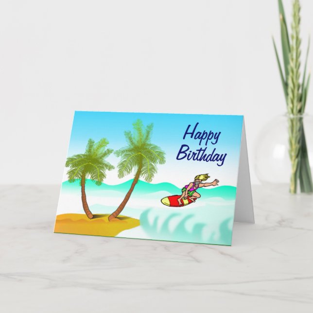 Masculine Birthday Card Kort (Framsida)