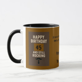 Masculine Birthday Gift Mugg