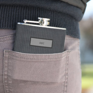 Masculine Chalk Rand Manar Personlig Monogram Fickplunta