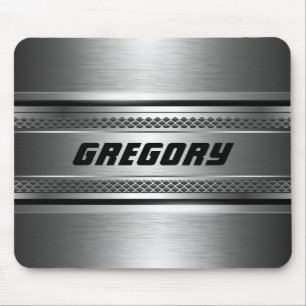 Masculine Faux Silver Rand Design Monogram Musmatta