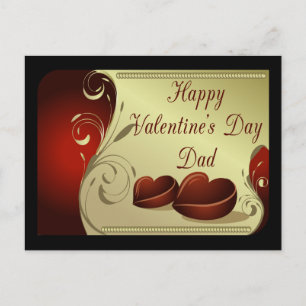 Masculine for Pappa Valentine Postcard Helg Vykort