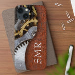 Masculine Metall tittar Gears Steampunk Initialer<br><div class="desc">Utformningen är ett foto och fodral är inte tillverkat med glitter, sekvenser, metall eller skogen. Denna design finns även tillgänglig på andra mobila modeller. Välj Enhetstyp om du vill visa andra iPhone, Samsung Galaxy eller Google fodral. Vissa stilar kan ändras genom att markera Stil om det är ett alternativ. Du...</div>