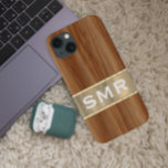Masculine Metall Wood look Monogram Initialer Fodr<br><div class="desc">Utformningen är ett foto och fodral är inte tillverkat med glitter, sekvenser, metall eller skogen. Denna design finns även tillgänglig på andra mobila modeller. Välj Enhetstyp om du vill visa andra iPhone, Samsung Galaxy eller Google fodral. Vissa stilar kan ändras genom att markera Stil om det är ett alternativ. Du...</div>