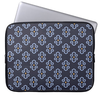 Masculine Modern, Abstrakt Geometric Mönster. Laptop Fodral